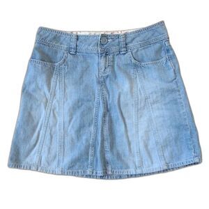 London Jean Denim A Line Skirt Size 6